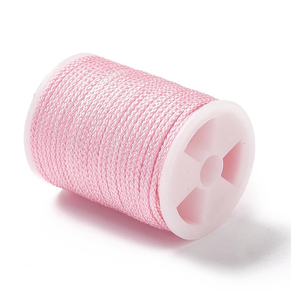 PandaHall Braided Nylon Threads, Mambo Thread, with Spool, for Jewelry Making, Round, Pink, 1mm, about 6 yards/roll Nylon Pink
PandaHall Braided Nylon Threads, Mambo Thread, with Spool, for Jewelry Making, Round, Pink, 1mm, about 6 yards/roll Nylon Pink