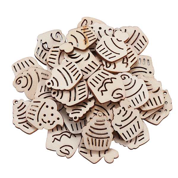 PandaHall Unfinished Wood Piece Decorations, DIY Craft Supplies, Cake, Antique White, 2.8~3x2.2~2.6x0.25cm, Hole: 2mm Wood
PandaHall Unfinished Wood Piece Decorations, DIY Craft Supplies, Cake, Antique White, 2.8~3x2.2~2.6x0.25cm, Hole: 2mm Wood