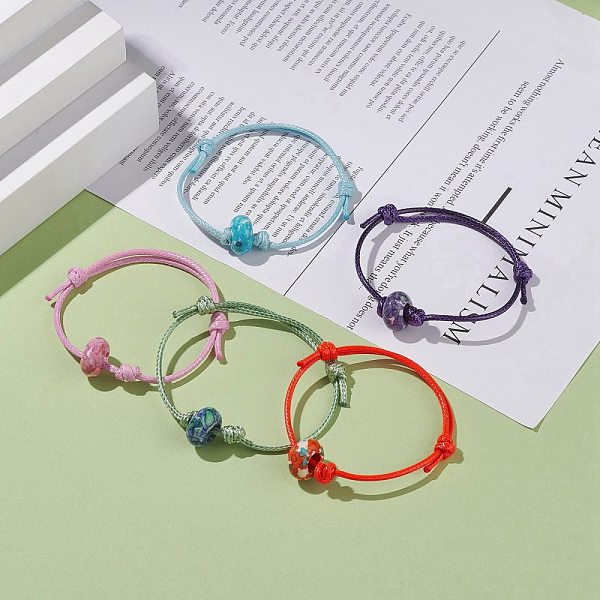 PandaHall Natural Ocean White Jade(Dyed) Rondelle Beaded Cord Bracelet, Gemstone Adjustable Bracelet for Women, Mixed Color, Inner Diameter..., Multicolor
PandaHall Natural Ocean White Jade(Dyed) Rondelle Beaded Cord Bracelet, Gemstone Adjustable Bracelet for Women, Mixed Color, Inner Diameter..., Multicolor