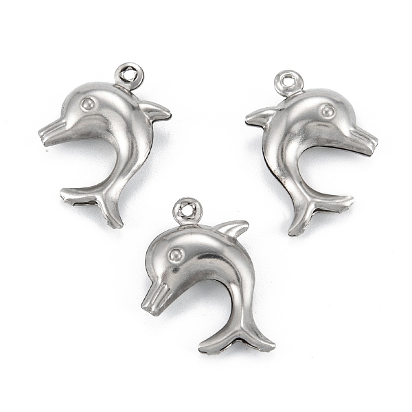 PandaHall 316 Surgical Stainless Steel Pendants, Dolphin, Stainless Steel Color, 19x15x5mm, Hole: 1mm 316 Surgical Stainless Steel Dolphin
PandaHall 316 Surgical Stainless Steel Pendants, Dolphin, Stainless Steel Color, 19x15x5mm, Hole: 1mm 316 Surgical Stainless Steel Dolphin