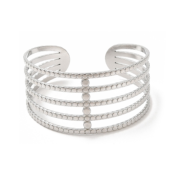 PandaHall 304 Stainless Steel Bangles, Hollow Cuff Bangles for Women, Stainless Steel Color, Inner Diameter: 2-1/8 inch(5.4cm) 304 Stainless...
PandaHall 304 Stainless Steel Bangles, Hollow Cuff Bangles for Women, Stainless Steel Color, Inner Diameter: 2-1/8 inch(5.4cm) 304 Stainless...
