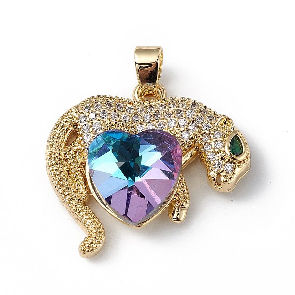 PandaHall Real 18K Gold Plated Rack Plating Brass Micro Pave Clear Cubic Zirconia Pendants, with Glass, Long-Lasting Plated, Cadmium Free &..., Purple
PandaHall Real 18K Gold Plated Rack Plating Brass Micro Pave Clear Cubic Zirconia Pendants, with Glass, Long-Lasting Plated, Cadmium Free &..., Purple