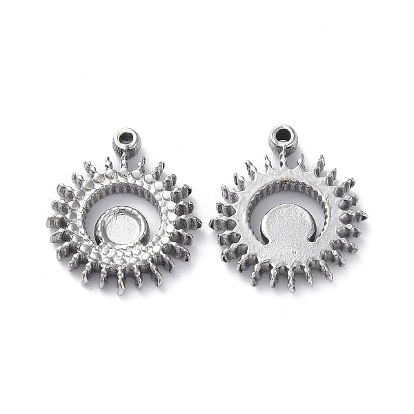 PandaHall 304 Stainless Steel Pendant Cabochon Settings, Sun, Stainless Steel Color, Tray: 3mm, 16x14x2mm, Hole: 0.8mm 304 Stainless Steel...
PandaHall 304 Stainless Steel Pendant Cabochon Settings, Sun, Stainless Steel Color, Tray: 3mm, 16x14x2mm, Hole: 0.8mm 304 Stainless Steel...