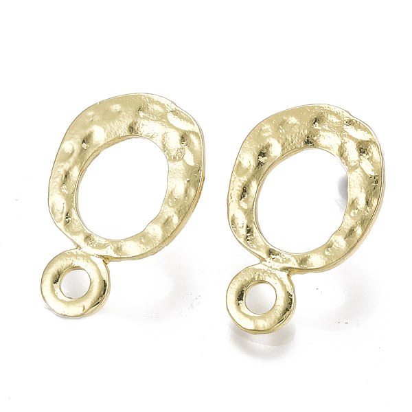 PandaHall Alloy Stud Earring Findings, with Steel Pins, with Loop, Ring, Light Gold, 23x15mm, Hole: 2.5mm, Pin: 0.7mm Alloy Others
PandaHall Alloy Stud Earring Findings, with Steel Pins, with Loop, Ring, Light Gold, 23x15mm, Hole: 2.5mm, Pin: 0.7mm Alloy Others