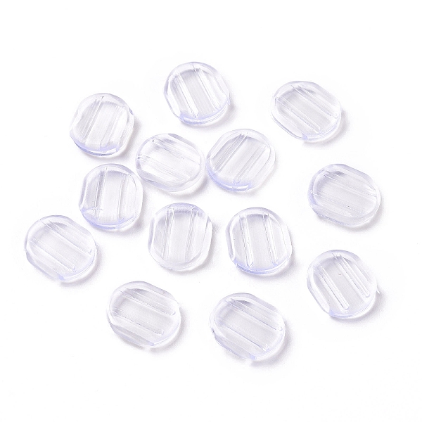 PandaHall Eco-friendly PVC Earring Pads, Clip Earring Cushions, for Clip-on Earrings, Oval, Clear, 10x9x2.5mm, Hole: 7x1mm Plastic Clear
PandaHall Eco-friendly PVC Earring Pads, Clip Earring Cushions, for Clip-on Earrings, Oval, Clear, 10x9x2.5mm, Hole: 7x1mm Plastic Clear