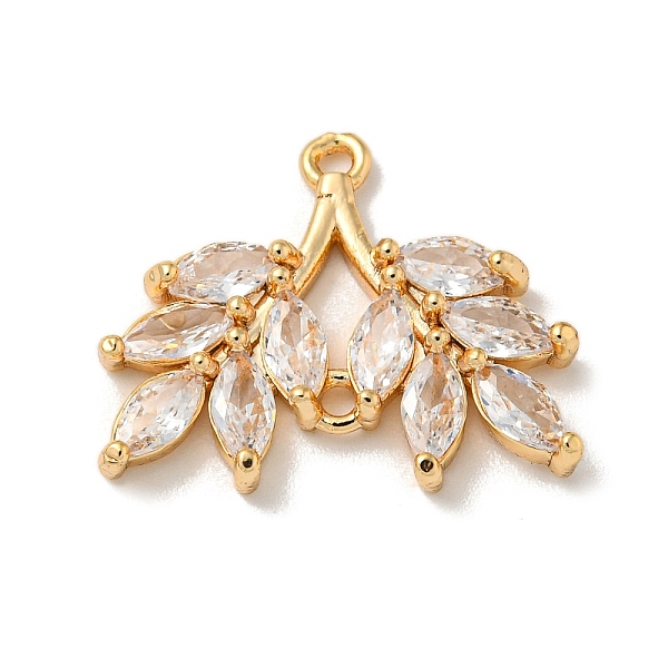 PandaHall Brass Micro Pave Cubic Zirconia Pendants, Leaf, Real 18K Gold Plated, 15.5x19x2mm, Hole: 1.5mm Brass+Cubic Zirconia Leaf Clear
PandaHall Brass Micro Pave Cubic Zirconia Pendants, Leaf, Real 18K Gold Plated, 15.5x19x2mm, Hole: 1.5mm Brass+Cubic Zirconia Leaf Clear