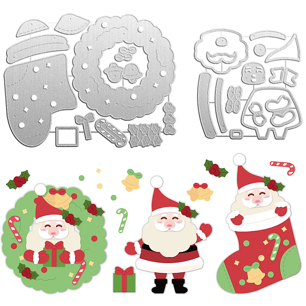 PandaHall Father Christmas Carbon Steel Cutting Dies Stencils, for DIY Scrapbooking, Photo Album, Decorative Embossing Paper Card, Stainless...
PandaHall Father Christmas Carbon Steel Cutting Dies Stencils, for DIY Scrapbooking, Photo Album, Decorative Embossing Paper Card, Stainless...