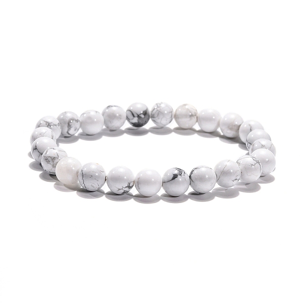 PandaHall Natural Gemstone Stretchy Bracelets, with Howlite and Elastic Cord, White, 52mm Howlite White
PandaHall Natural Gemstone Stretchy Bracelets, with Howlite and Elastic Cord, White, 52mm Howlite White