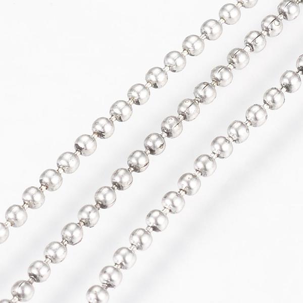 PandaHall Iron Ball Chains, Beads Chain, Soldered, with Spool, Lead Free & Cadmium Free & Nickel Free, Platinum, 1.5mm, about 328.08 Feet...
PandaHall Iron Ball Chains, Beads Chain, Soldered, with Spool, Lead Free & Cadmium Free & Nickel Free, Platinum, 1.5mm, about 328.08 Feet...