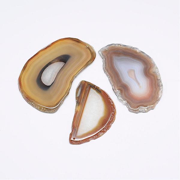 PandaHall Natural Agate Pendants, Dyed, Nuggets, Light Khaki, 60~85x35~55x5mm, Hole: 2mm Natural Agate Nuggets
PandaHall Natural Agate Pendants, Dyed, Nuggets, Light Khaki, 60~85x35~55x5mm, Hole: 2mm Natural Agate Nuggets