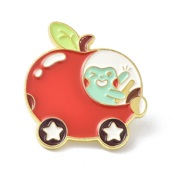 PandaHall Cartoon Apple & Frog Enamel Pin, Alloy Enamel Brooch Pin for Clothes Bags, Golden, Red, 28x26x10mm, Pin: 1mm Alloy+Enamel Red
PandaHall Cartoon Apple & Frog Enamel Pin, Alloy Enamel Brooch Pin for Clothes Bags, Golden, Red, 28x26x10mm, Pin: 1mm Alloy+Enamel Red