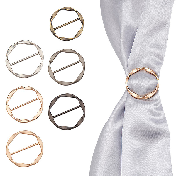 PandaHall AHANDMAKER 6Pcs Scarf Ring Clips, Alloy Shawl Clips, Simple T Shirt Clips, Round Cricle Scarves Buckle, Fashion Metal Circle...
PandaHall AHANDMAKER 6Pcs Scarf Ring Clips, Alloy Shawl Clips, Simple T Shirt Clips, Round Cricle Scarves Buckle, Fashion Metal Circle...