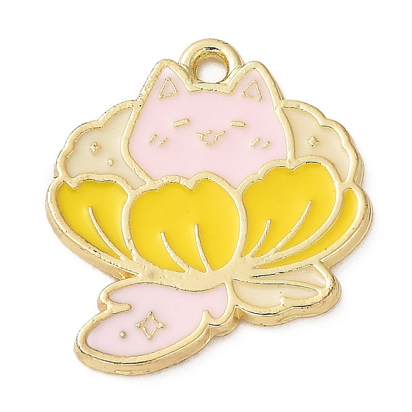 PandaHall Alloy Enamel Pendants, Golden, Cat with Flower, 21.5x24x1.5mm, Hole: 1.8mm Alloy+Enamel Cat Shape
PandaHall Alloy Enamel Pendants, Golden, Cat with Flower, 21.5x24x1.5mm, Hole: 1.8mm Alloy+Enamel Cat Shape