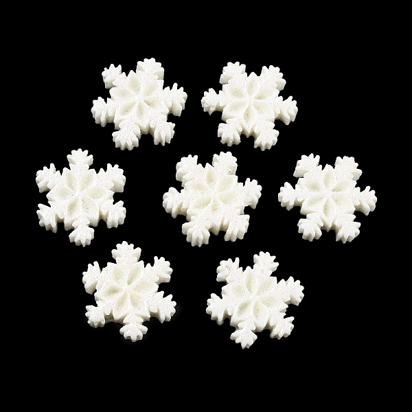 PandaHall Opaque Resin Cabochons, Christmas Glitter Snowflake, Floral White, 18.5x16.5x5mm Resin Snowflake
PandaHall Opaque Resin Cabochons, Christmas Glitter Snowflake, Floral White, 18.5x16.5x5mm Resin Snowflake