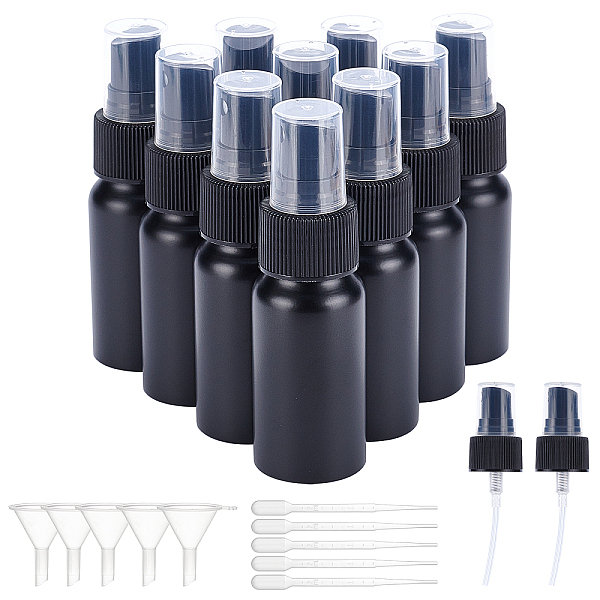 PandaHall Refillable Aluminum Spray Bottles, with PE Plastic Fine Mist Sprayer & Dust Cap, Plastic Dropper & Funnel Hopper, for Perfume..., Black
PandaHall Refillable Aluminum Spray Bottles, with PE Plastic Fine Mist Sprayer & Dust Cap, Plastic Dropper & Funnel Hopper, for Perfume..., Black