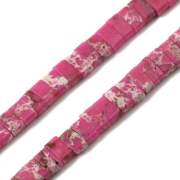 PandaHall Synthetic Regalite/Imperial Jasper/Sea Sediment Jasper Beads Strands, Dyed, 2-Hole, Rectangle, Hot Pink, 2.5~3x5x2.5mm, Hole...
PandaHall Synthetic Regalite/Imperial Jasper/Sea Sediment Jasper Beads Strands, Dyed, 2-Hole, Rectangle, Hot Pink, 2.5~3x5x2.5mm, Hole...