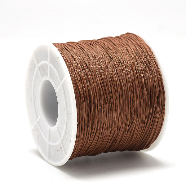 PandaHall Polyester Cords, Sienna, 0.5~0.6mm, about 131.23~142.16 yards(120~130m)/roll Polyester Brown
PandaHall Polyester Cords, Sienna, 0.5~0.6mm, about 131.23~142.16 yards(120~130m)/roll Polyester Brown