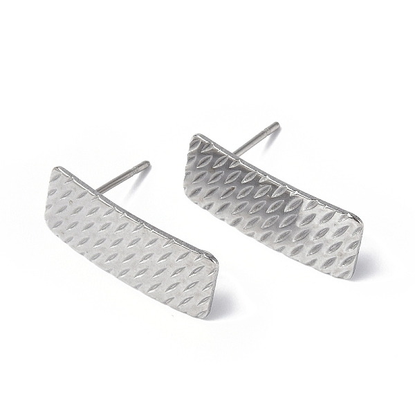 PandaHall 304 Stainless Steel Stud Earring Finding, with Vertical Loops, Rectangle, Stainless Steel Color, 20x8mm, Hole: 2.5mm, Pin: 0.8mm...
PandaHall 304 Stainless Steel Stud Earring Finding, with Vertical Loops, Rectangle, Stainless Steel Color, 20x8mm, Hole: 2.5mm, Pin: 0.8mm...