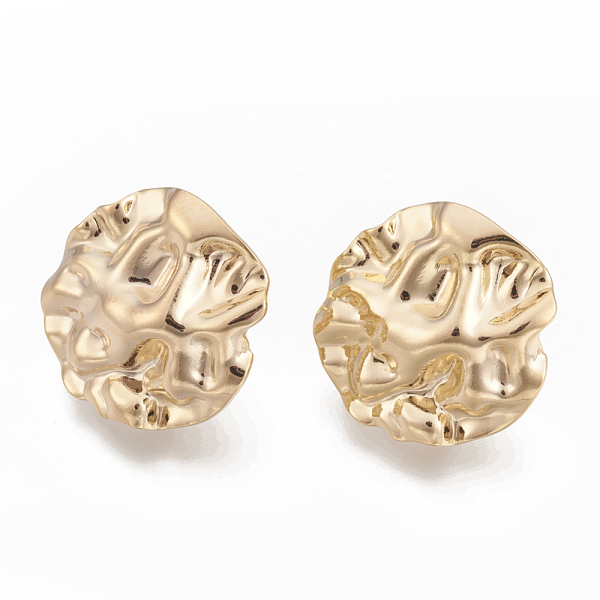 PandaHall Brass Stud Earring Findings, with Loop, Flat Round, Nickel Free, Real 18K Gold Plated, 18.5x19mm, Hole: 2mm, Pin: 0.8mm Brass Flat...
PandaHall Brass Stud Earring Findings, with Loop, Flat Round, Nickel Free, Real 18K Gold Plated, 18.5x19mm, Hole: 2mm, Pin: 0.8mm Brass Flat...