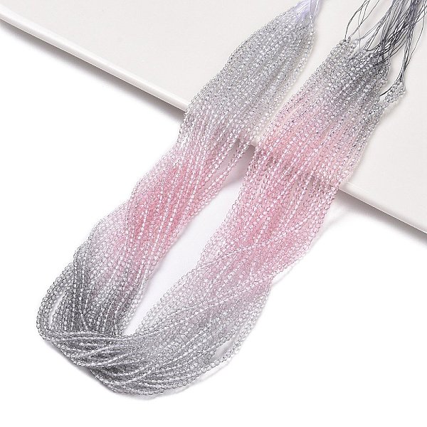 PandaHall Transparent Gradient Color Glass Beads Strands, Segmented Multi-color Beads, Faceted Round, Pink, 3x2.5mm, Hole: 0.8mm, about...
PandaHall Transparent Gradient Color Glass Beads Strands, Segmented Multi-color Beads, Faceted Round, Pink, 3x2.5mm, Hole: 0.8mm, about...