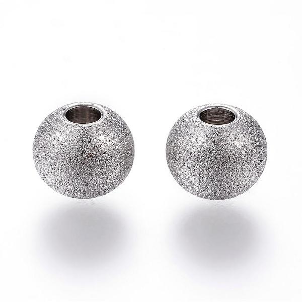 PandaHall 201 Stainless Steel Textured Beads, Round, Stainless Steel Color, 8x7mm, Hole: 3mm 201 Stainless Steel Round
PandaHall 201 Stainless Steel Textured Beads, Round, Stainless Steel Color, 8x7mm, Hole: 3mm 201 Stainless Steel Round