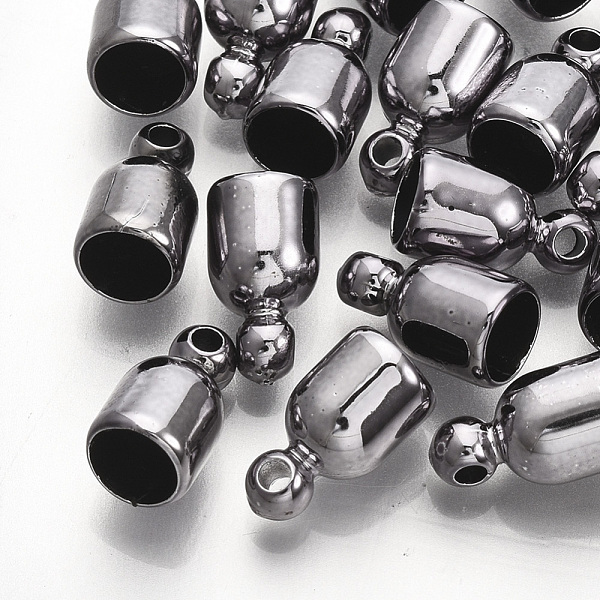 PandaHall UV Plating ABS Plastic Cord Ends, End Caps, Gunmetal, 11x6mm, Hole: 1.5mm, Inner Diameter: 4.5mm Plastic
PandaHall UV Plating ABS Plastic Cord Ends, End Caps, Gunmetal, 11x6mm, Hole: 1.5mm, Inner Diameter: 4.5mm Plastic