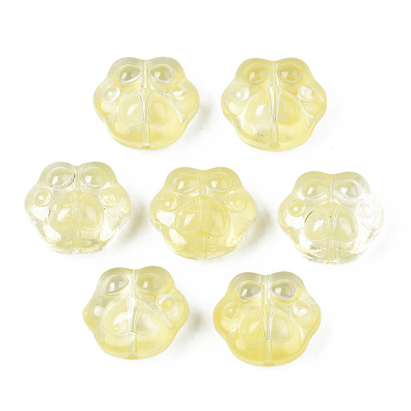 PandaHall Transparent Spray Painted Glass Beads, Bear Paw, Light Goldenrod Yellow, 13.5x15x8.5mm, Hole: 1mm Glass Bear
PandaHall Transparent Spray Painted Glass Beads, Bear Paw, Light Goldenrod Yellow, 13.5x15x8.5mm, Hole: 1mm Glass Bear