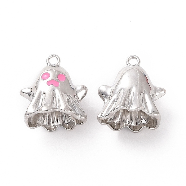 PandaHall Rack Plating Alloy Enamel Pendants, Cadmium Free & Lead Free & Nickle Free, Ghost Charm, Platinum, 19.5x17.5x12.5mm, Hole: 1.8mm...
PandaHall Rack Plating Alloy Enamel Pendants, Cadmium Free & Lead Free & Nickle Free, Ghost Charm, Platinum, 19.5x17.5x12.5mm, Hole: 1.8mm...