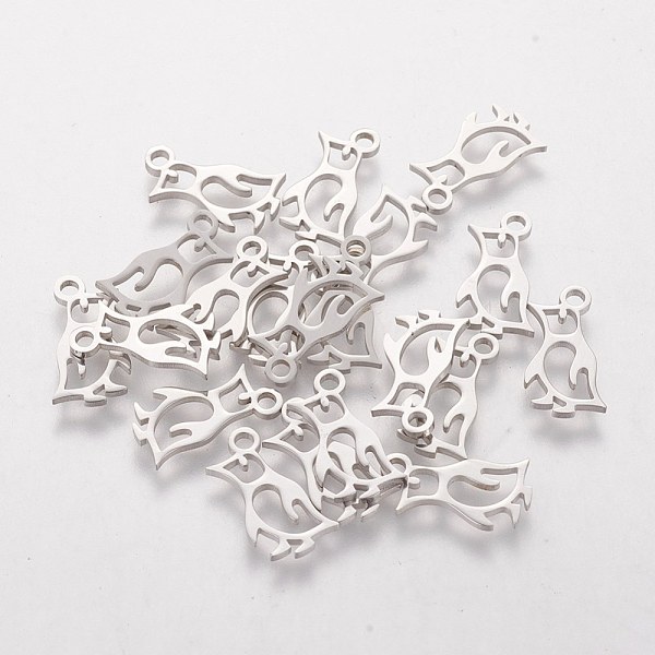 PandaHall 201 Stainless Steel Charms, Penguin, Stainless Steel Color, 14x7x1mm, Hole: 1.5mm 201 Stainless Steel Penguin
PandaHall 201 Stainless Steel Charms, Penguin, Stainless Steel Color, 14x7x1mm, Hole: 1.5mm 201 Stainless Steel Penguin