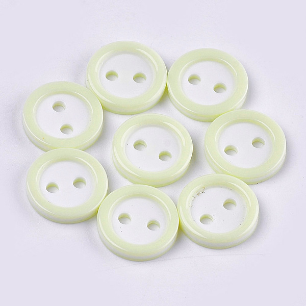 PandaHall Resin Buttons, 2-Hole, Flat Round, Green Yellow, 11x2mm, Hole: 1.8mm, about 1000pcs/bag Resin Flat Round Green
PandaHall Resin Buttons, 2-Hole, Flat Round, Green Yellow, 11x2mm, Hole: 1.8mm, about 1000pcs/bag Resin Flat Round Green