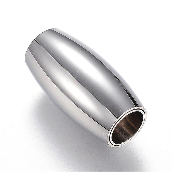 PandaHall 304 Stainless Steel Magnetic Clasps with Glue-in Ends, Barrel, Stainless Steel Color, 21x10.5mm, Hole: 6mm 304 Stainless Steel...
PandaHall 304 Stainless Steel Magnetic Clasps with Glue-in Ends, Barrel, Stainless Steel Color, 21x10.5mm, Hole: 6mm 304 Stainless Steel...