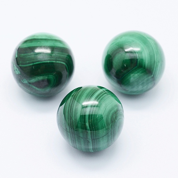 PandaHall Natural Malachite Beads, Gemstone Sphere, Undrilled/No Hole, Round, 26~27mm Malachite Round
PandaHall Natural Malachite Beads, Gemstone Sphere, Undrilled/No Hole, Round, 26~27mm Malachite Round