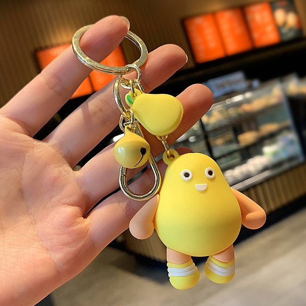 PandaHall PVC Plastic Keychain, with Alloy Key Rings & Swivel Lobster Claw Clasps, Fruit, Pear Pattern, Pear Keychain: 11.5cm Plastic Pear..., Yellow
PandaHall PVC Plastic Keychain, with Alloy Key Rings & Swivel Lobster Claw Clasps, Fruit, Pear Pattern, Pear Keychain: 11.5cm Plastic Pear..., Yellow
