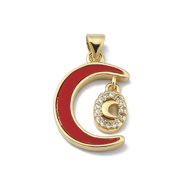 PandaHall Brass Micro Pave Clear Cubic Zirconia Pendants, with Synthetic Turquoise, Real 18K Gold Plated, Moon, 21.5x15x2.5mm, Hole: 3.5x3mm..., Red
PandaHall Brass Micro Pave Clear Cubic Zirconia Pendants, with Synthetic Turquoise, Real 18K Gold Plated, Moon, 21.5x15x2.5mm, Hole: 3.5x3mm..., Red