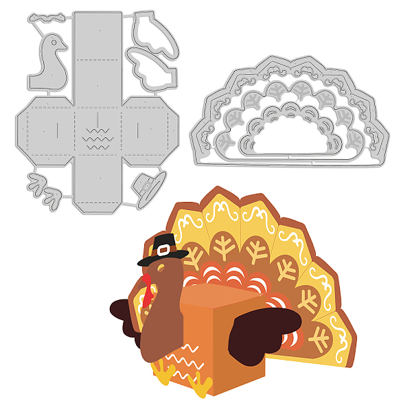 PandaHall GLOBLELAND Thanksgiving Cutting Dies Metal 3D Turkey Box Embossing Stencils Die Cuts for Paper Card Making Decoration DIY...
PandaHall GLOBLELAND Thanksgiving Cutting Dies Metal 3D Turkey Box Embossing Stencils Die Cuts for Paper Card Making Decoration DIY...