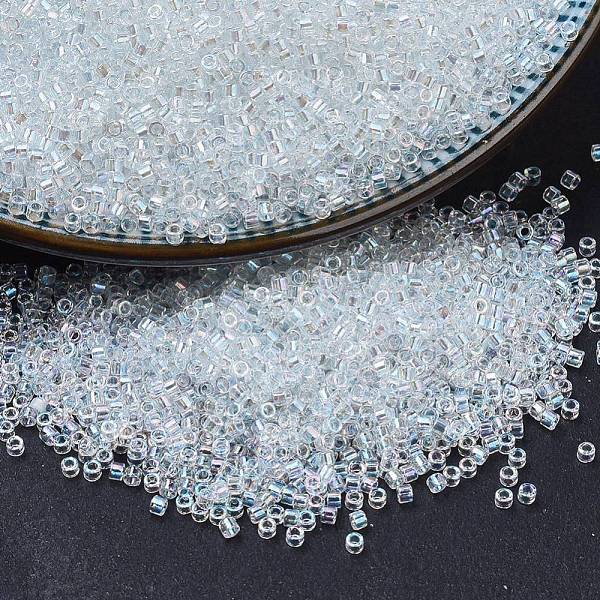 PandaHall MIYUKI Delica Beads, Cylinder, Japanese Seed Beads, 11/0, (DB0083) Transparent Pale Aqua AB, 1.3x1.6mm, Hole: 0.8mm, about..., Cyan
PandaHall MIYUKI Delica Beads, Cylinder, Japanese Seed Beads, 11/0, (DB0083) Transparent Pale Aqua AB, 1.3x1.6mm, Hole: 0.8mm, about..., Cyan