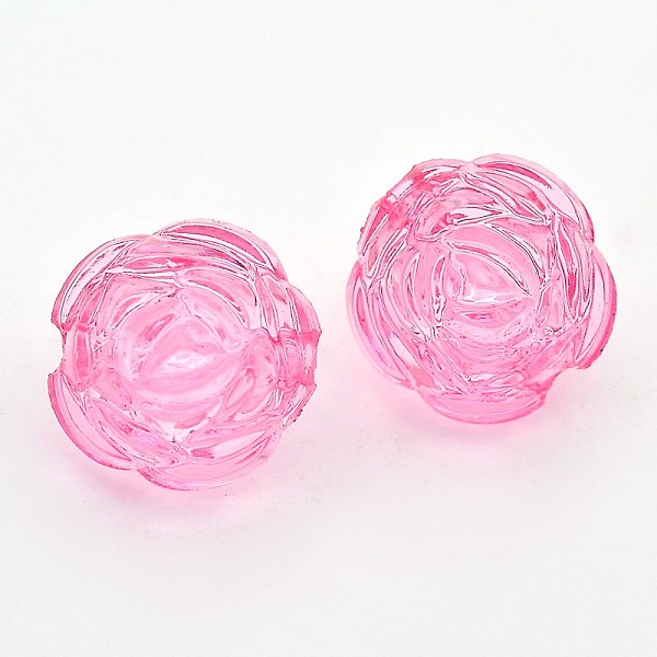 PandaHall Transparent Acrylic Beads, Flower, Pink, 13.4mm in diameter, 11.3mm thick, hole: 2mm Acrylic Flower Pink
PandaHall Transparent Acrylic Beads, Flower, Pink, 13.4mm in diameter, 11.3mm thick, hole: 2mm Acrylic Flower Pink