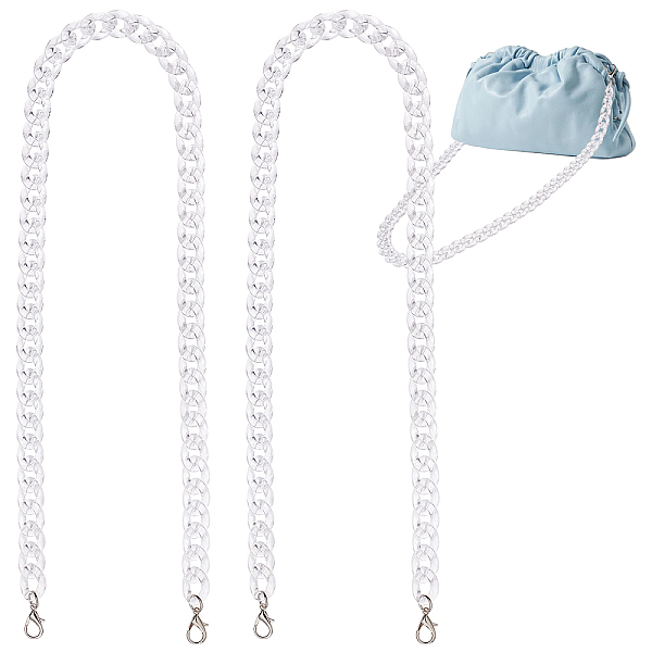 PandaHall about 100cm Clear Acrylic Beaded Bag Strap with Alloy Buckles, Ladies Bag Chain Handbag Crossbody Bag Purse Replacement Chain...
PandaHall about 100cm Clear Acrylic Beaded Bag Strap with Alloy Buckles, Ladies Bag Chain Handbag Crossbody Bag Purse Replacement Chain...