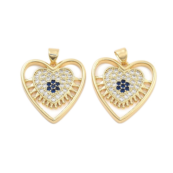 PandaHall Brass Pave Cubic Zirconia Pendants, Golden, Heart, 23x22x2mm, Hole: 5mm Brass+Cubic Zirconia Heart
PandaHall Brass Pave Cubic Zirconia Pendants, Golden, Heart, 23x22x2mm, Hole: 5mm Brass+Cubic Zirconia Heart