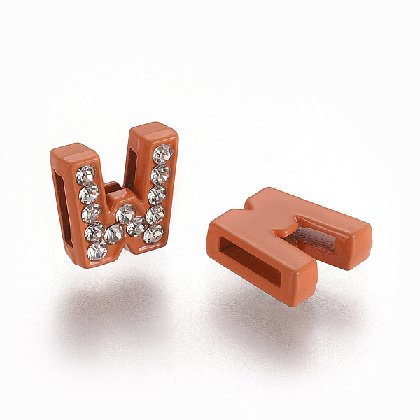 PandaHall Rhinestone Slide Letter Charms, Alloy Letter Beads, Letter W for DIY Bracelet Making, Orange, about 12mm wide, 12mm long, 4.5mm...
PandaHall Rhinestone Slide Letter Charms, Alloy Letter Beads, Letter W for DIY Bracelet Making, Orange, about 12mm wide, 12mm long, 4.5mm...