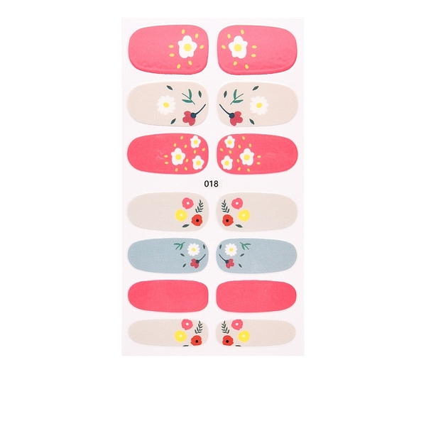 PandaHall Full Cover Strawberry Flower Nail Stickers, Self Adhesive, for Women Girls Manicure Nail Art Decoration, Flower Pattern, 25x9~16mm...
PandaHall Full Cover Strawberry Flower Nail Stickers, Self Adhesive, for Women Girls Manicure Nail Art Decoration, Flower Pattern, 25x9~16mm...