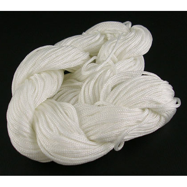PandaHall Nylon Thread, Nylon Jewelry Cord for Custom Woven Bracelets Making, White, 1.5mm, 14m/batch Nylon White
PandaHall Nylon Thread, Nylon Jewelry Cord for Custom Woven Bracelets Making, White, 1.5mm, 14m/batch Nylon White