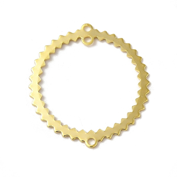 PandaHall Brass Chandelier Component Links, Lace Edged Ring, 3-Hole, Real 24K Gold Plated, 27x25x0.8mm, Hole: 1.4mm Brass Ring
PandaHall Brass Chandelier Component Links, Lace Edged Ring, 3-Hole, Real 24K Gold Plated, 27x25x0.8mm, Hole: 1.4mm Brass Ring