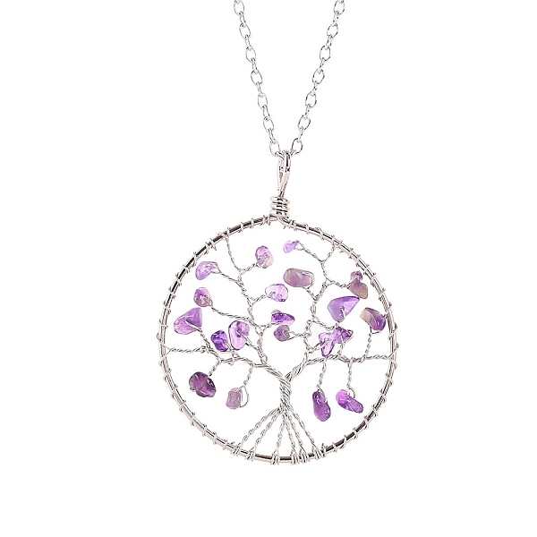 PandaHall Natural Rose Quartz Chips Beaded Tree of Life Pendant Necklaces, with Platinum Alloy Chains, 19.69 inch(50cm) Rose Quartz Tree of...
PandaHall Natural Rose Quartz Chips Beaded Tree of Life Pendant Necklaces, with Platinum Alloy Chains, 19.69 inch(50cm) Rose Quartz Tree of...