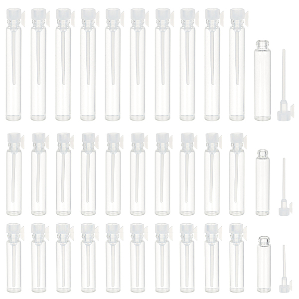 PandaHall 150 Sets 3 Styles Clear Glass Bottles, with Plastic Dropping Rod, Refillable Perfume Sample Bottle, Column, Ghost White...
PandaHall 150 Sets 3 Styles Clear Glass Bottles, with Plastic Dropping Rod, Refillable Perfume Sample Bottle, Column, Ghost White...