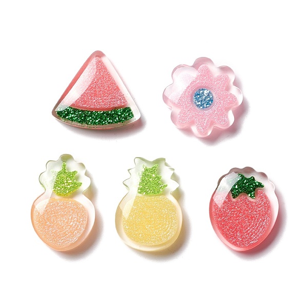 PandaHall Resin Cabochons, Fruits, Mixed Color, 19.5~25x16.5~23x6.5mm Resin Mixed Shapes Multicolor
PandaHall Resin Cabochons, Fruits, Mixed Color, 19.5~25x16.5~23x6.5mm Resin Mixed Shapes Multicolor