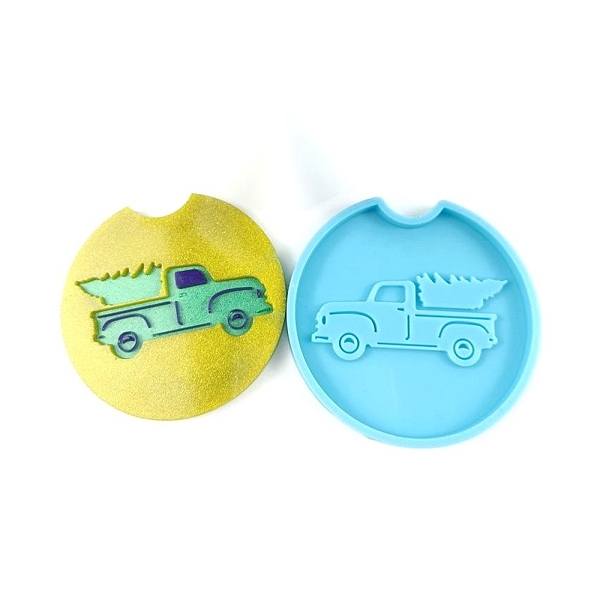 PandaHall DIY Cup Mat Silicone Molds, Resin Casting Molds, For UV Resin, Epoxy Resin Craft Making, Flat Round with Car Pattern, Deep Sky...
PandaHall DIY Cup Mat Silicone Molds, Resin Casting Molds, For UV Resin, Epoxy Resin Craft Making, Flat Round with Car Pattern, Deep Sky...