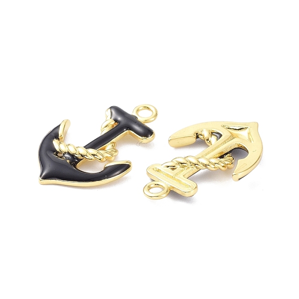 PandaHall Eco-Friendly Brass Enamel Pendants, Long-Lasting Plated, Anchor, Real 18K Gold Plated, Black, 25x16x3mm, Hole: 2mm Brass+Enamel...
PandaHall Eco-Friendly Brass Enamel Pendants, Long-Lasting Plated, Anchor, Real 18K Gold Plated, Black, 25x16x3mm, Hole: 2mm Brass+Enamel...