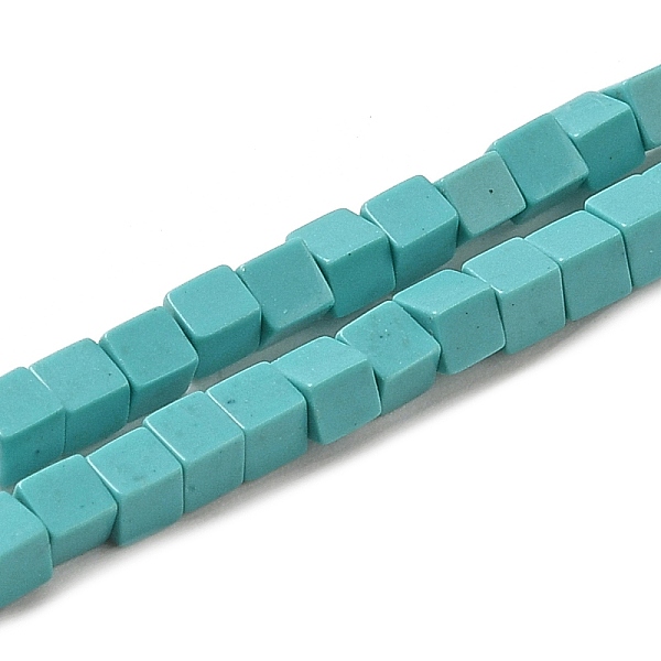 PandaHall Synthetic Turquoise Beads Strands, Cube, 2~2.5x2.5~3.5x2.5~3mm, Hole: 0.4mm, about 157~165pcs/strand, 14.96~15.75''(38~40cm)...
PandaHall Synthetic Turquoise Beads Strands, Cube, 2~2.5x2.5~3.5x2.5~3mm, Hole: 0.4mm, about 157~165pcs/strand, 14.96~15.75''(38~40cm)...