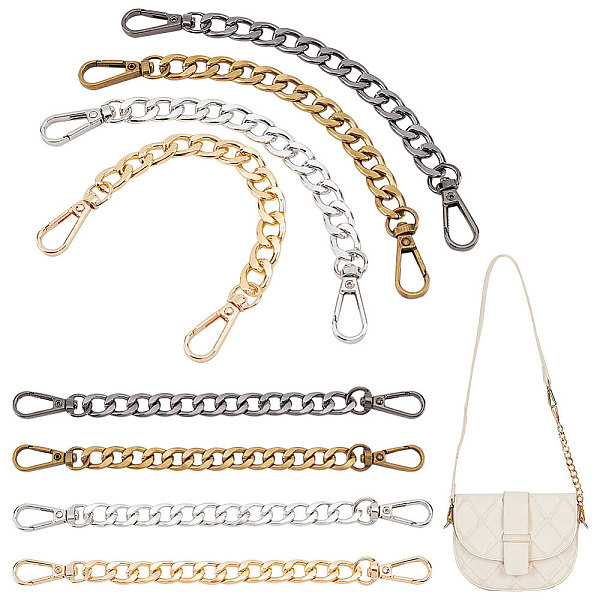PandaHall PH Purse Strap Extender, 8pcs Flat Purse Chain Strap Bag Accessories Metal Chain Strap Replacement Bag Extender Chain for DIY...
PandaHall PH Purse Strap Extender, 8pcs Flat Purse Chain Strap Bag Accessories Metal Chain Strap Replacement Bag Extender Chain for DIY...